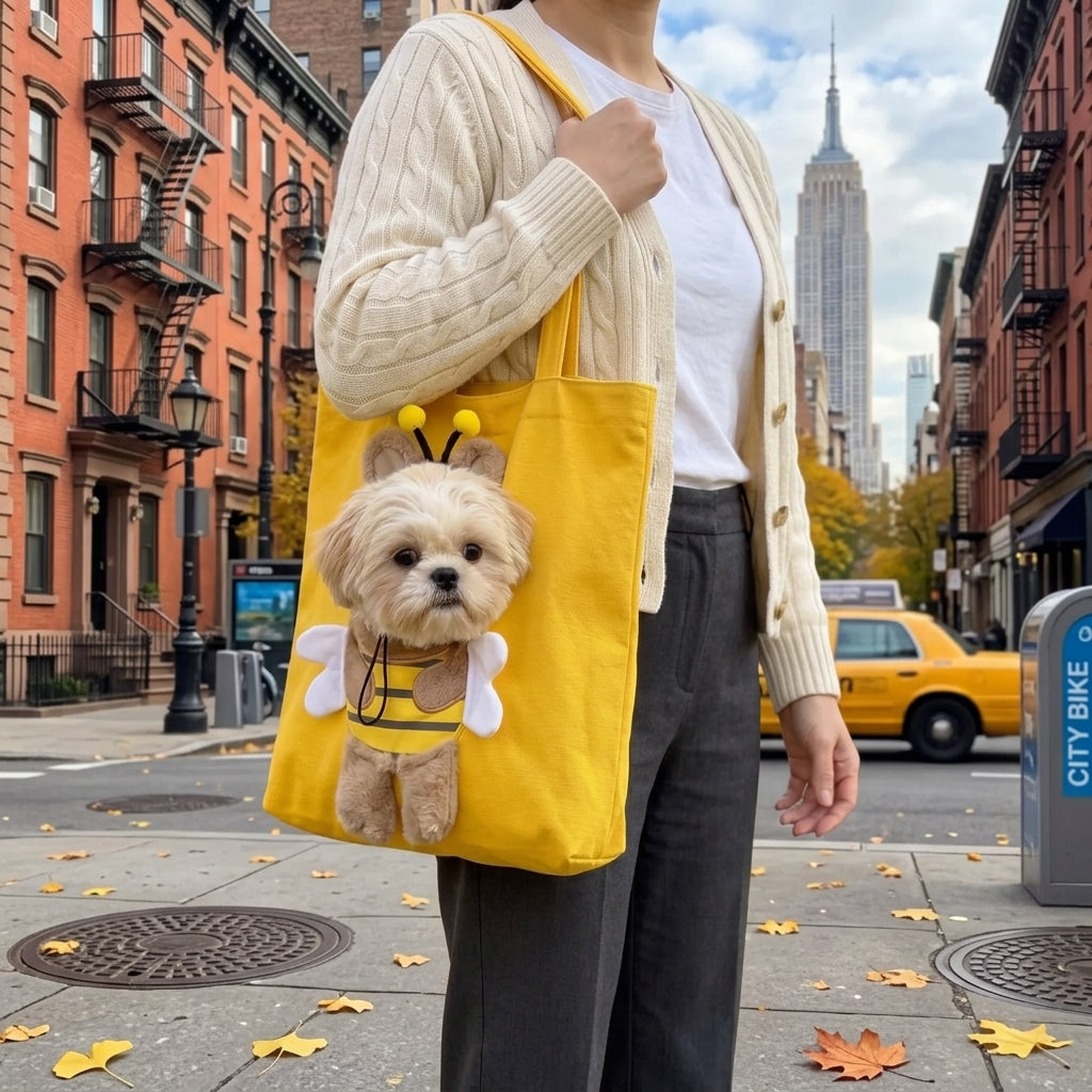 Portable Pet Carrier Tote Bag Comfortable Travel Bag for Dogs & Cats