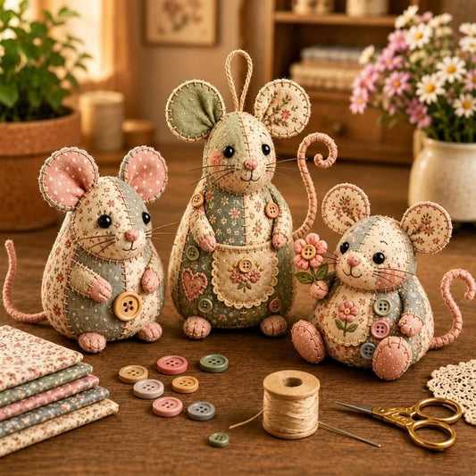 2026 - Patchwork Mouse DIY Kit
