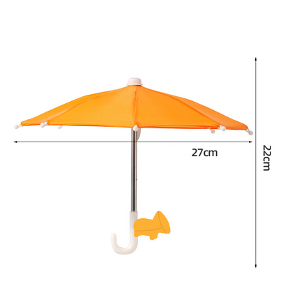 Protection Phone Umbrella for Sun Universal Adjustable Piggy Suction Cup Phone Stand with Sun Shade Cover