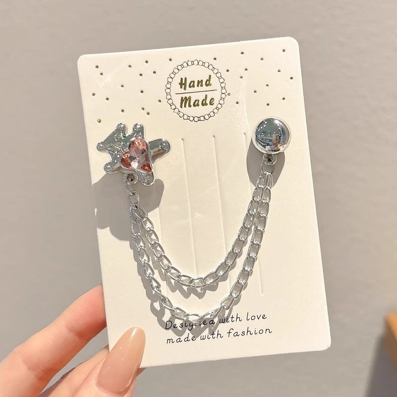 2026 Magnetic Chain Buckle for Pants Hem Fixing, Anti-Dragging, Clothing Shortening, and Decorative Hem Clips