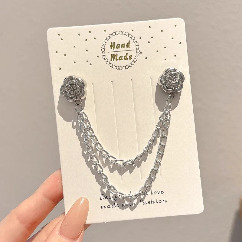 2026 Magnetic Chain Buckle for Pants Hem Fixing, Anti-Dragging, Clothing Shortening, and Decorative Hem Clips