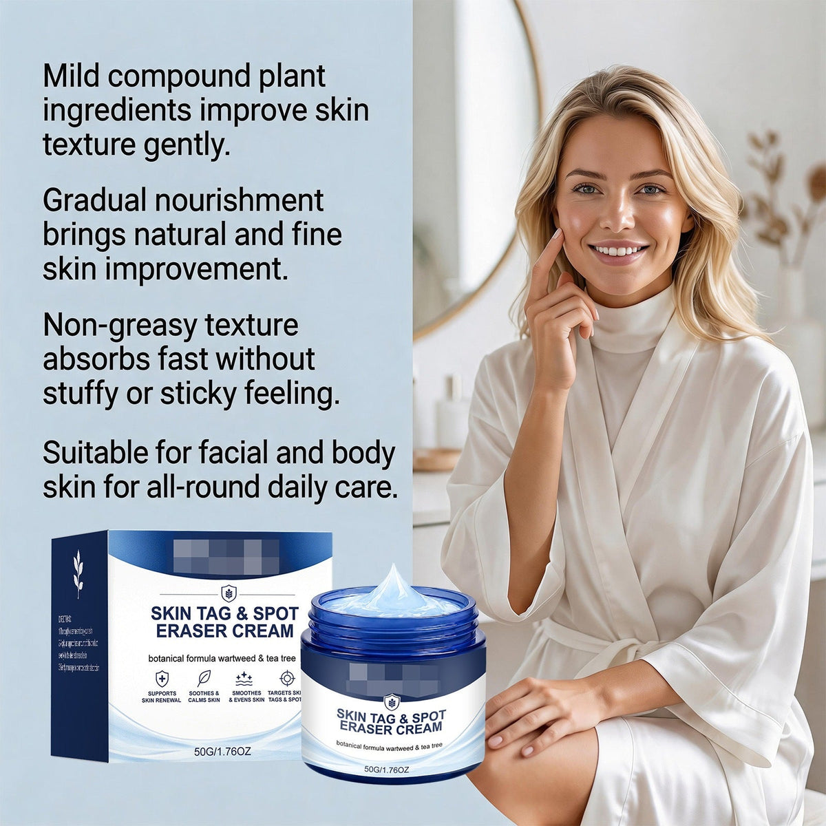 Skincare Cream-Targets skin imperfections and spots