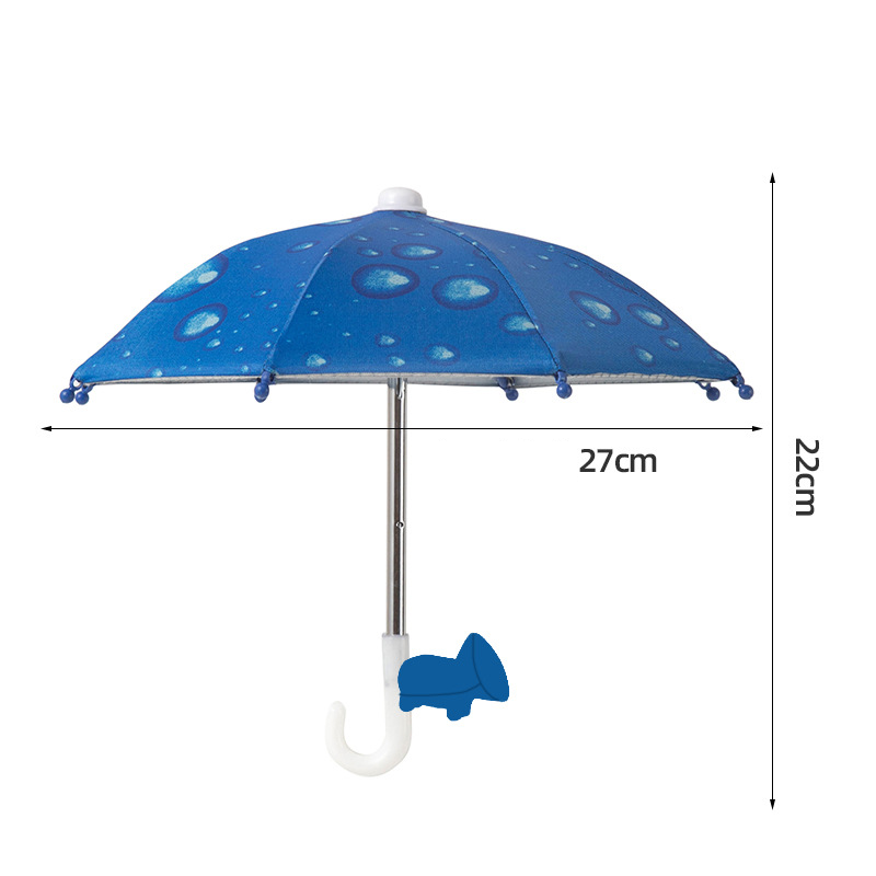 Protection Phone Umbrella for Sun Universal Adjustable Piggy Suction Cup Phone Stand with Sun Shade Cover