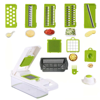 16-in-1 Premium Veggies Chopper Effortless Vegetable & Fruit Preparation for Your Kitchen