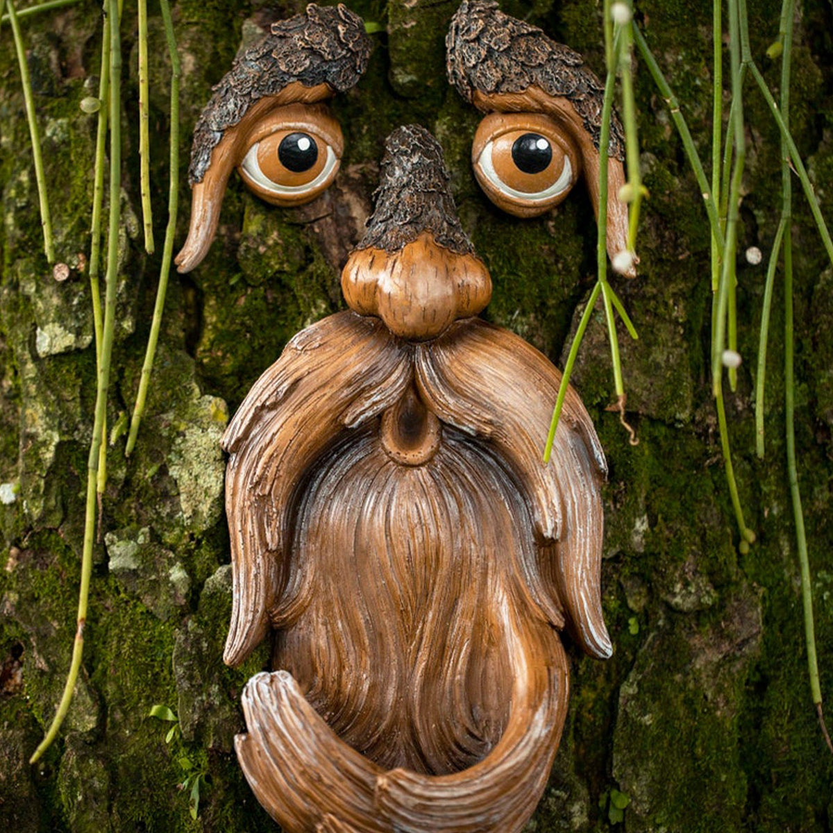 Meditating Witch Garden Bird Feeder