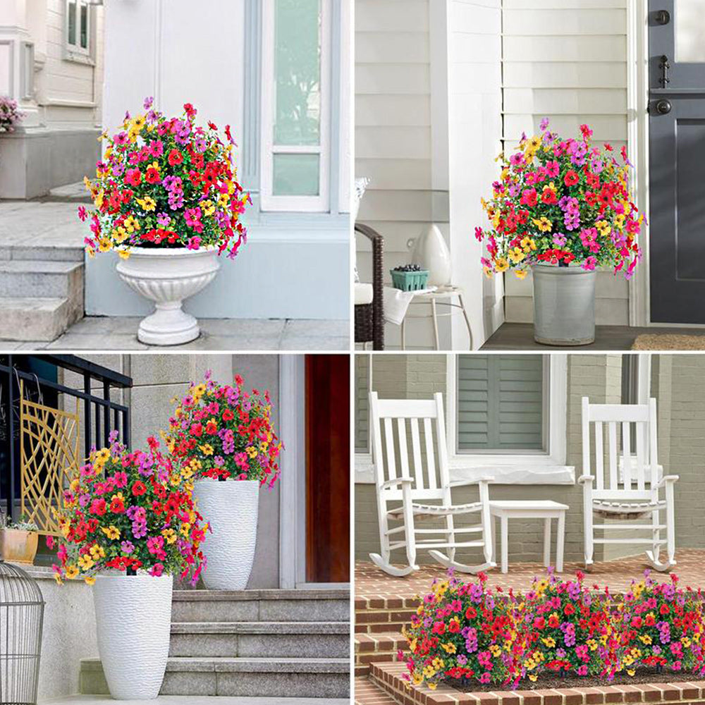 Weatherproof & No-Fade Outdoor Hanging Flowers