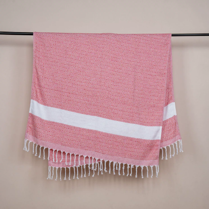 Summer Lightweight XL Flat-Weave Beach Towel