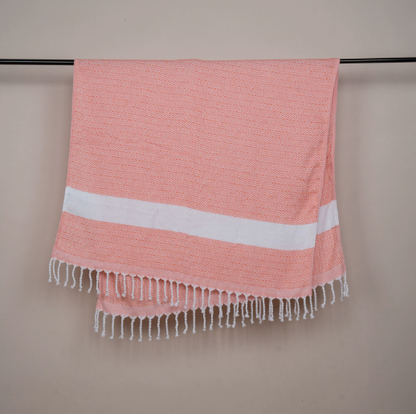 Summer Lightweight XL Flat-Weave Beach Towel