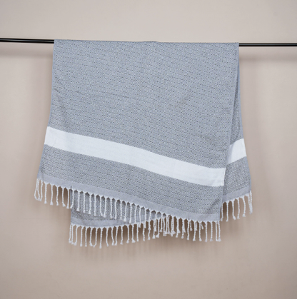 Summer Lightweight XL Flat-Weave Beach Towel