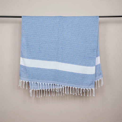Summer Lightweight XL Flat-Weave Beach Towel
