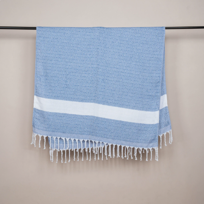 Summer Lightweight XL Flat-Weave Beach Towel