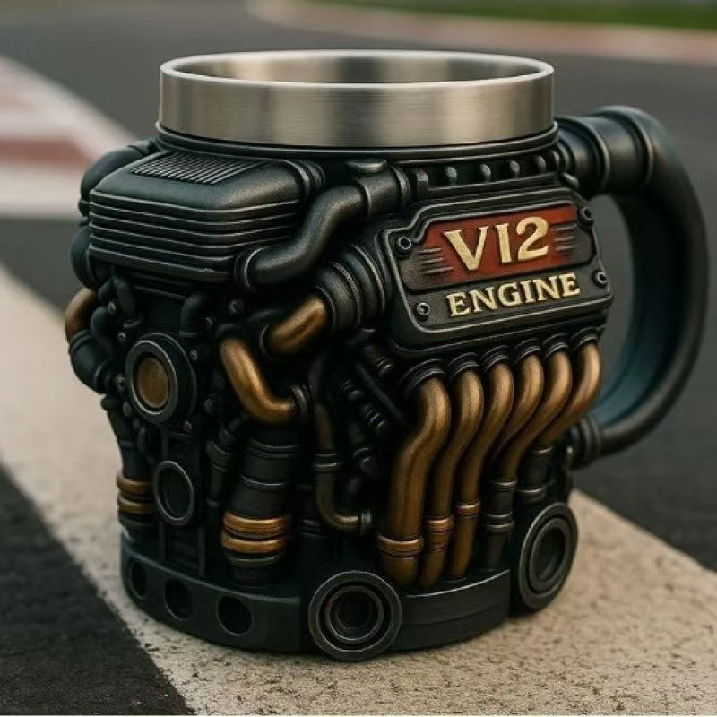 Ultimate Engine Theme Gift Mug The Dream Choice for Car Enthusiasts