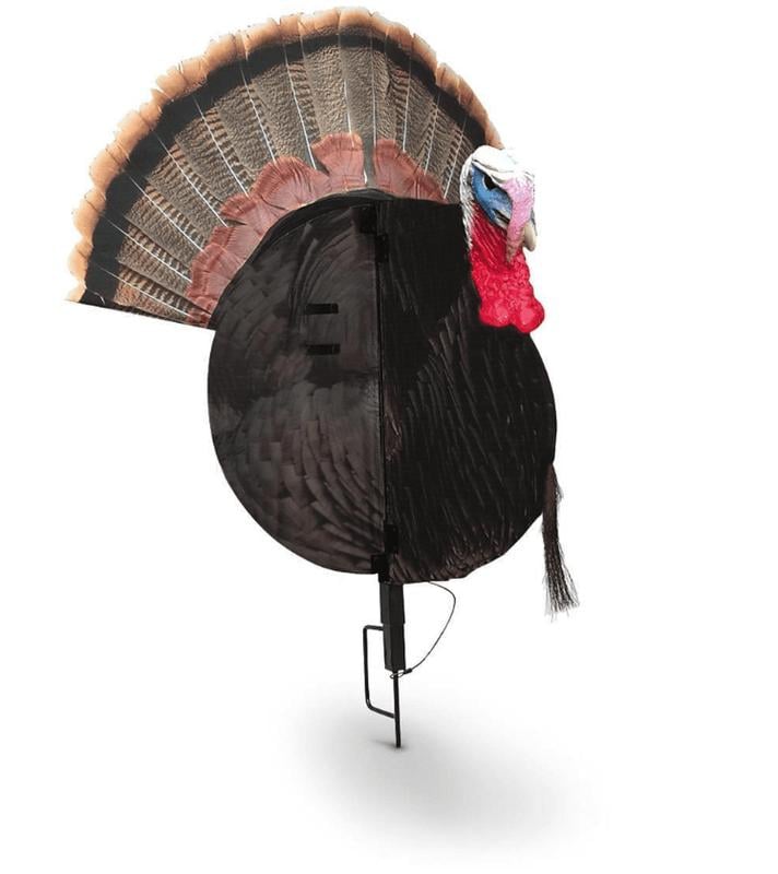 Spring Hunt - Ultra-Realistic Collapsible Turkey Hunting Decoy with Stake & Carry Bag