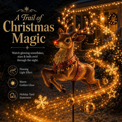 "Christmas Magic Garden" Collection Transform your garden into a winter wonderland with enchanting, flowing lights