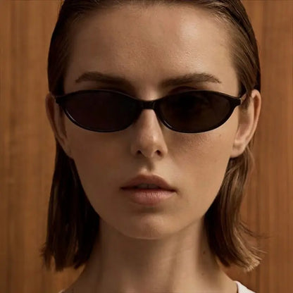 3 PCS Retro Oval Sunglasses for Women Chic Cat Eye 90s Sunnies