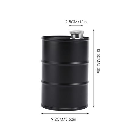 350ml/750ml Oil Drum Anti-rust Leak-proof No Odor Portable Wine Storage Food Grade Camping Whisky Flagon Wine Jug