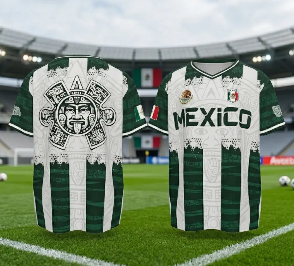 2026 Mexico Aztec Calendar Soccer Jersey