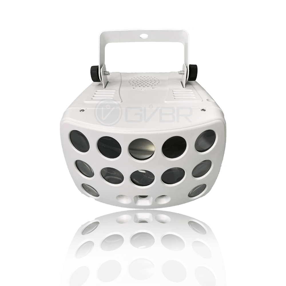 3-in-1 DJ Party Lights RGBW Derby Beam, Sound Activated + Remote