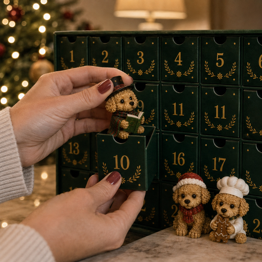 24 Days of Christmas Teddy Dog Magic Advent Calendar 24 Collectible Holiday Puppy Surprises