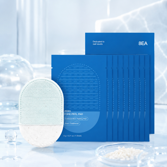 8-Pack Body Exfoliating Scrub Pads Deep Cleansing & Smoothing Care for Rough, Dry, Bumpy and Flaky Skin