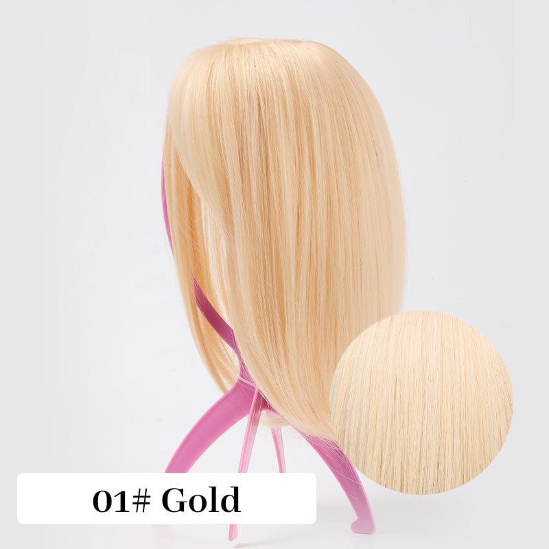 Superior Quality-Natural Hair Toppers With Bangs For Women