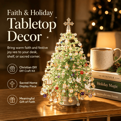 DIY Beaded Christmas Tree Kit Create Your Own Sparkling Holiday Decoration