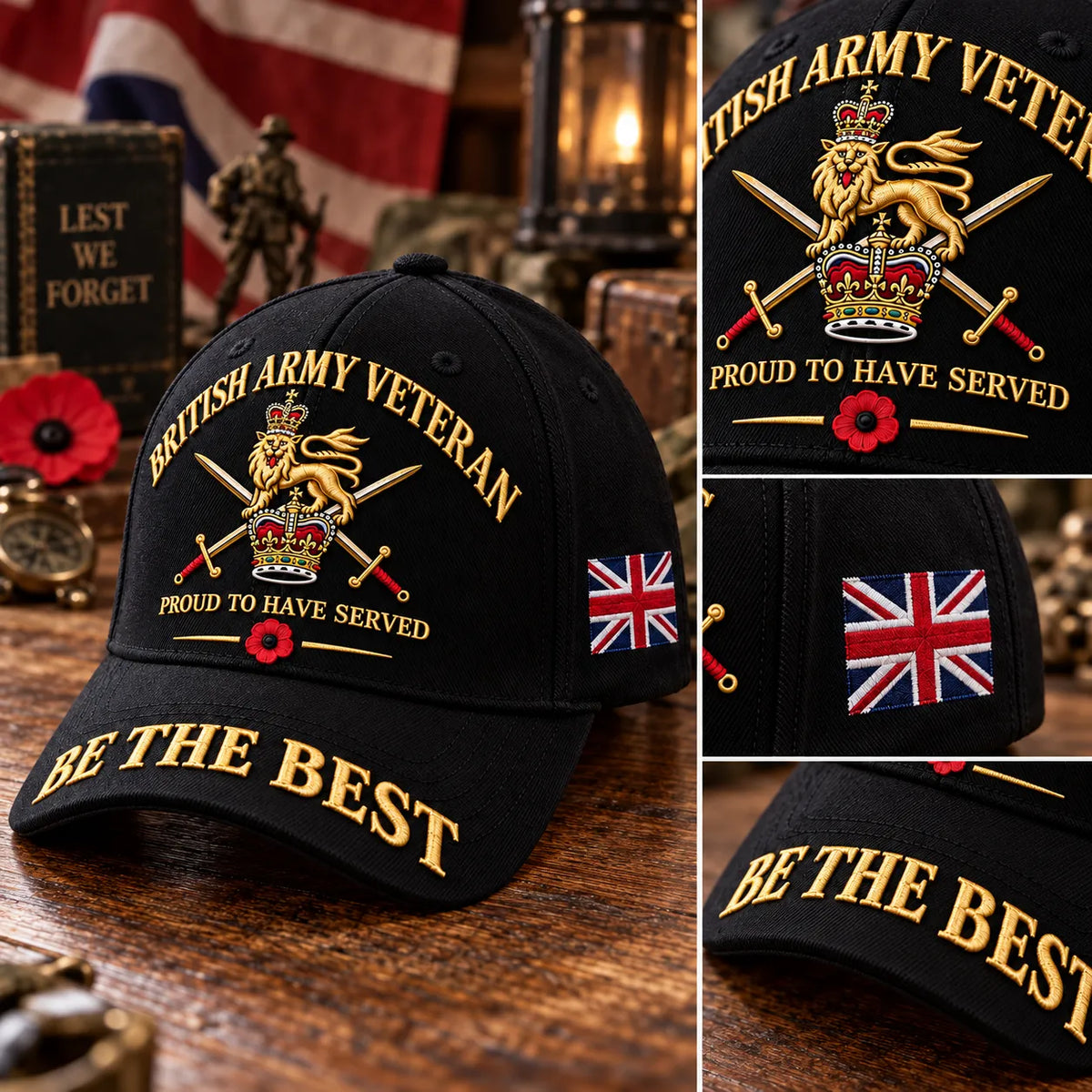 British Army Veteran Cap Proud to Have Served