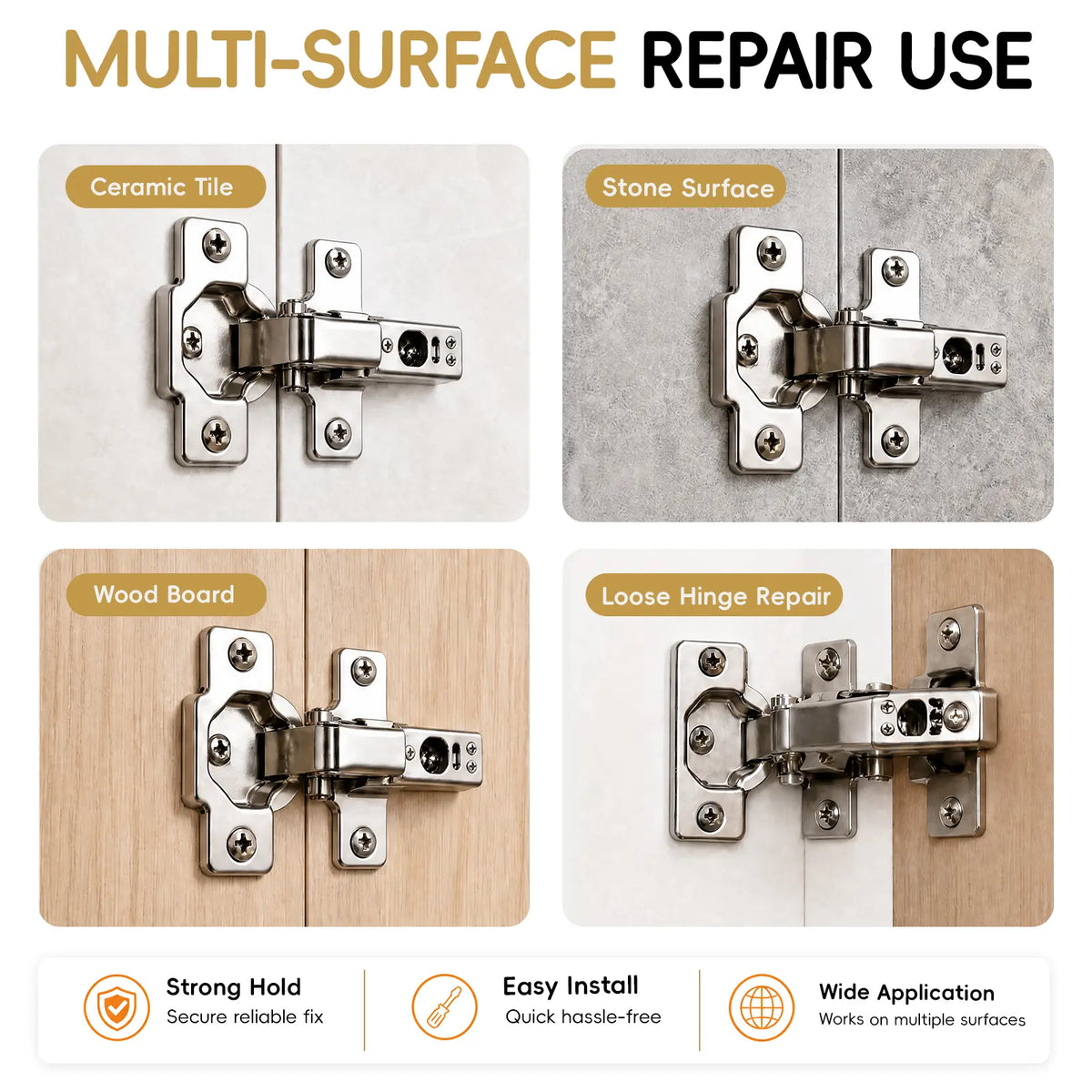 6x14mm Short Expansion Wall Anchors for Cabinet Hinge Repair