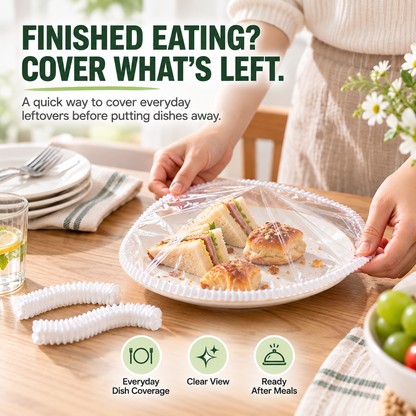 Clear Food Wrap for Bowls & Plates