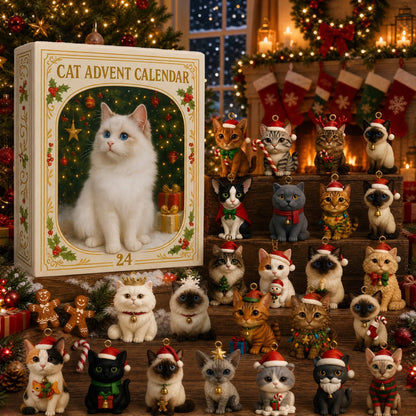 Advent Calendar 2026 Cat Advent Calendar - Giftfor Adults Friends CatOwners and Lovers Christmas Holiday Countdown Gift