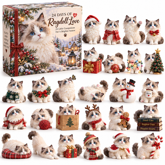 24 Days of Ragdoll Love Meet 24 Adorable Fluffy Friends, One Day at a Time