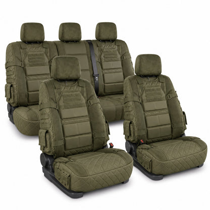 Military Style Auto Seat Protectors Universal Fit Heavy Duty Cushion For Long Drive Vehicle Owners