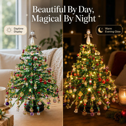 DIY Beaded Christmas Tree Kit Create Your Own Sparkling Holiday Decoration