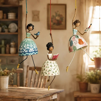 Let Your Space Dance Whimsical Dancing Lady Hanging Ornament