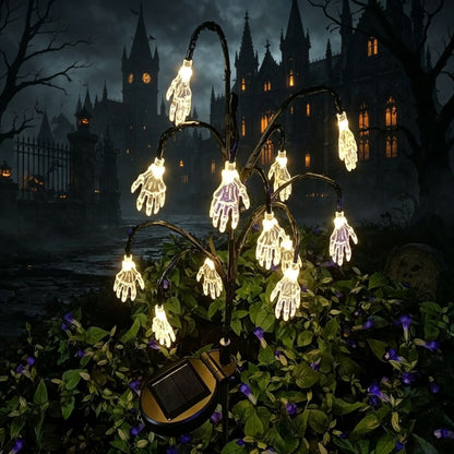 Pumpkin Solar Stake Lights Halloween Outdoor Yard Decor