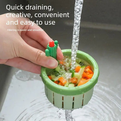 Cactus sink strainer 3pcs