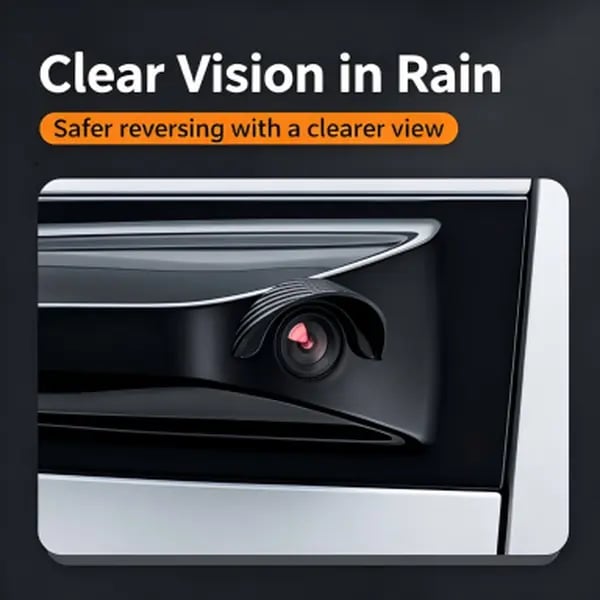 Car Backup Camera Rain Shield Soft PVC Camera Visor