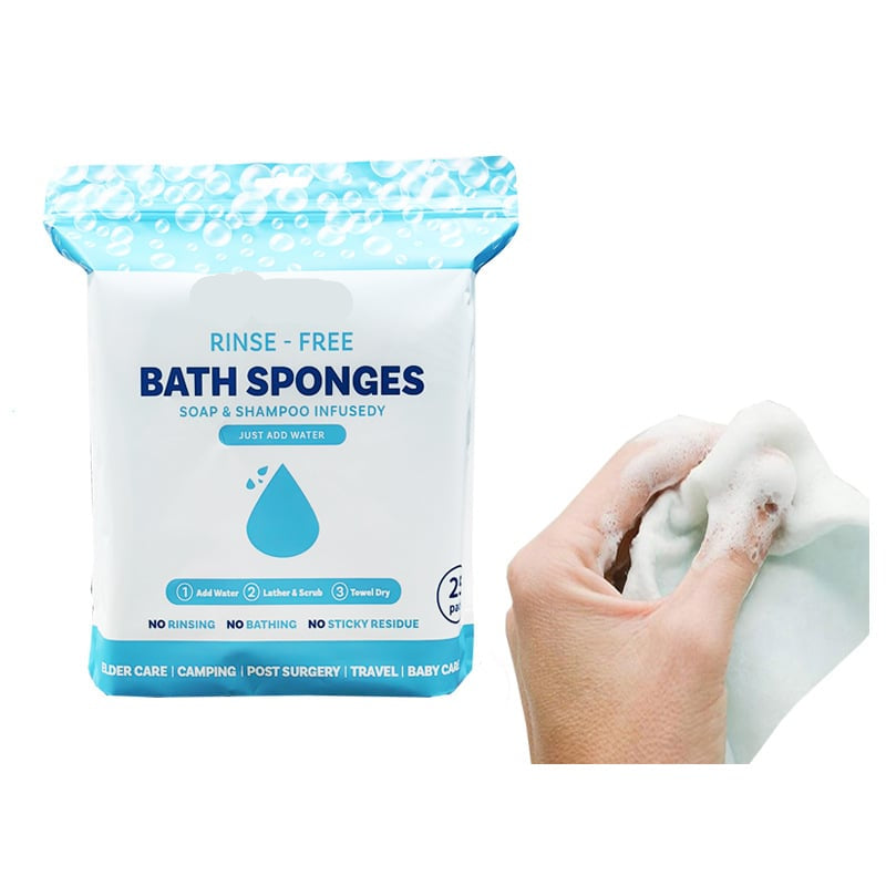 + Disposable Rinse-Free Bathing Wipes