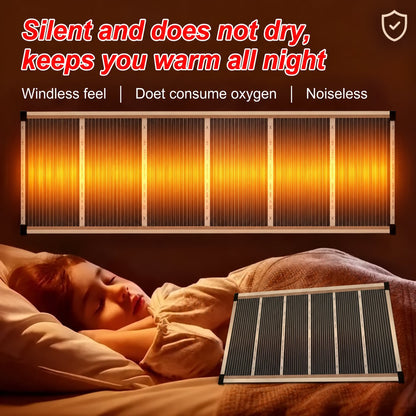 3-Second Rapid Heating Honeycomb Graphene Far-Infrared Ceramic Wall Heater Low Noise & Energy Efficient Indoor Wall