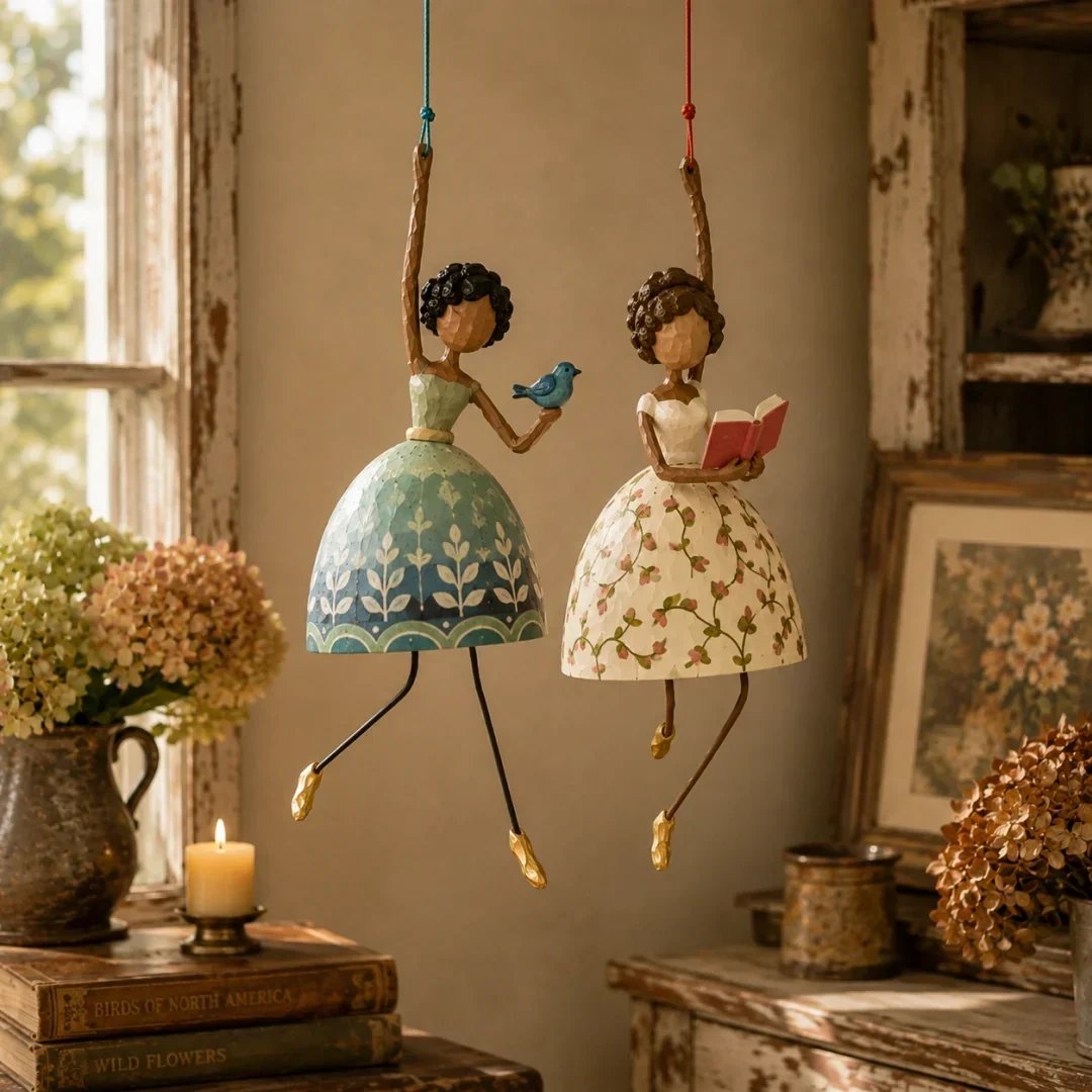 Let Your Space Dance Whimsical Dancing Lady Hanging Ornament
