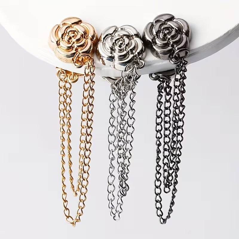 2026 Magnetic Chain Buckle for Pants Hem Fixing, Anti-Dragging, Clothing Shortening, and Decorative Hem Clips