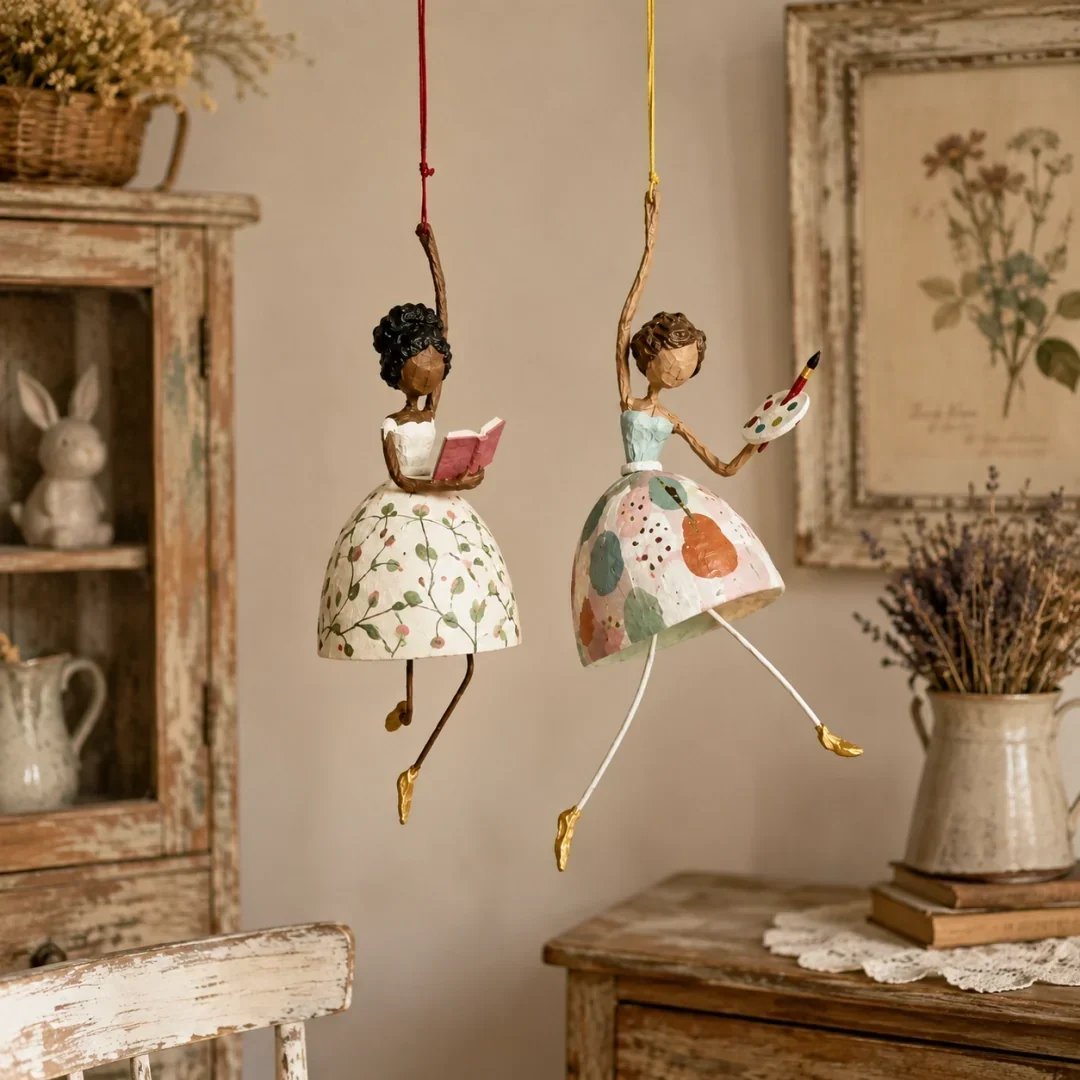 Let Your Space Dance Whimsical Dancing Lady Hanging Ornament