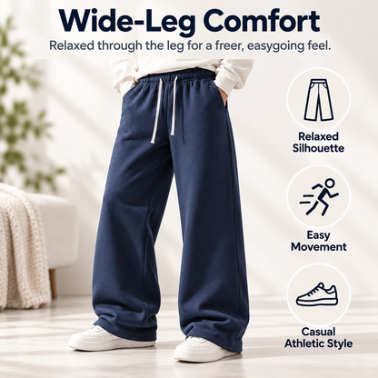 4-Pack Ultra-Soft Wide-Leg Sweatpants