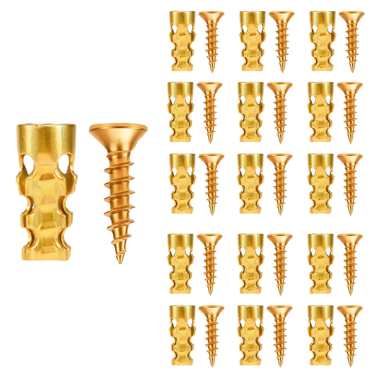 6x14mm Short Expansion Wall Anchors for Cabinet Hinge Repair