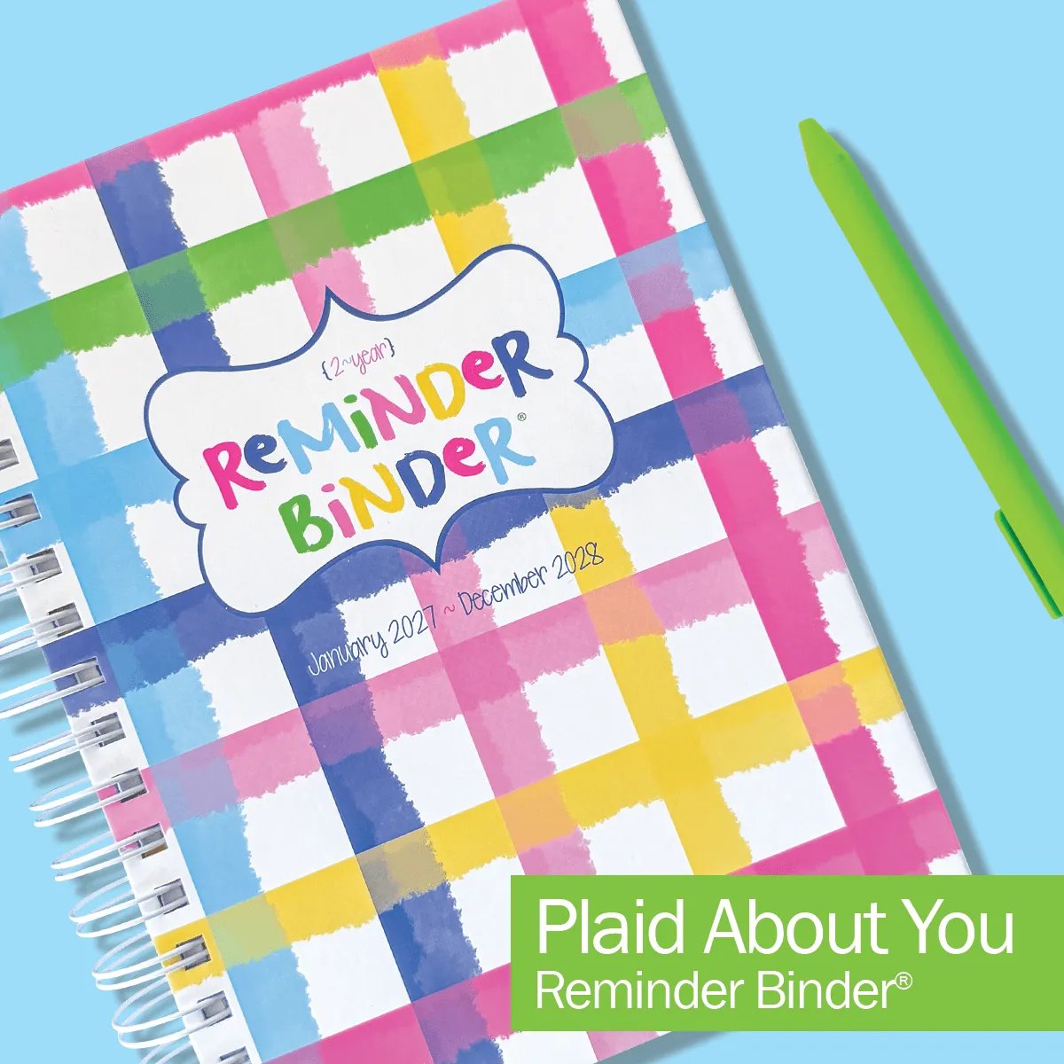 2027 2028 Reminder Binder 24-Month All-in-One Life Planner