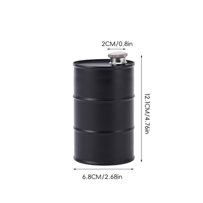 350ml/750ml Oil Drum Anti-rust Leak-proof No Odor Portable Wine Storage Food Grade Camping Whisky Flagon Wine Jug