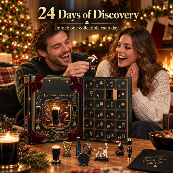 2026 Advent Calendar Limited Edition with 24 Miniature Collectibles Christmas Countdown Gift for Beer Lovers
