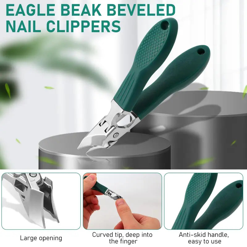 3-Piece Sets of Eagle Beak Beveled Nails Clippers