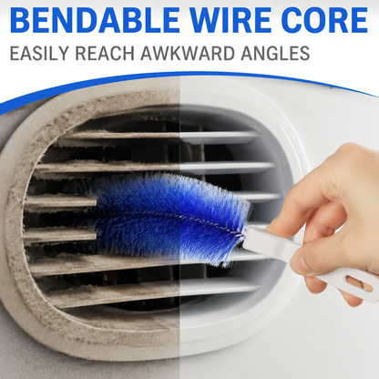 Flexible Microfiber Fan Duster Brushes Reusable Cleaning Tools (2/4 Pack)