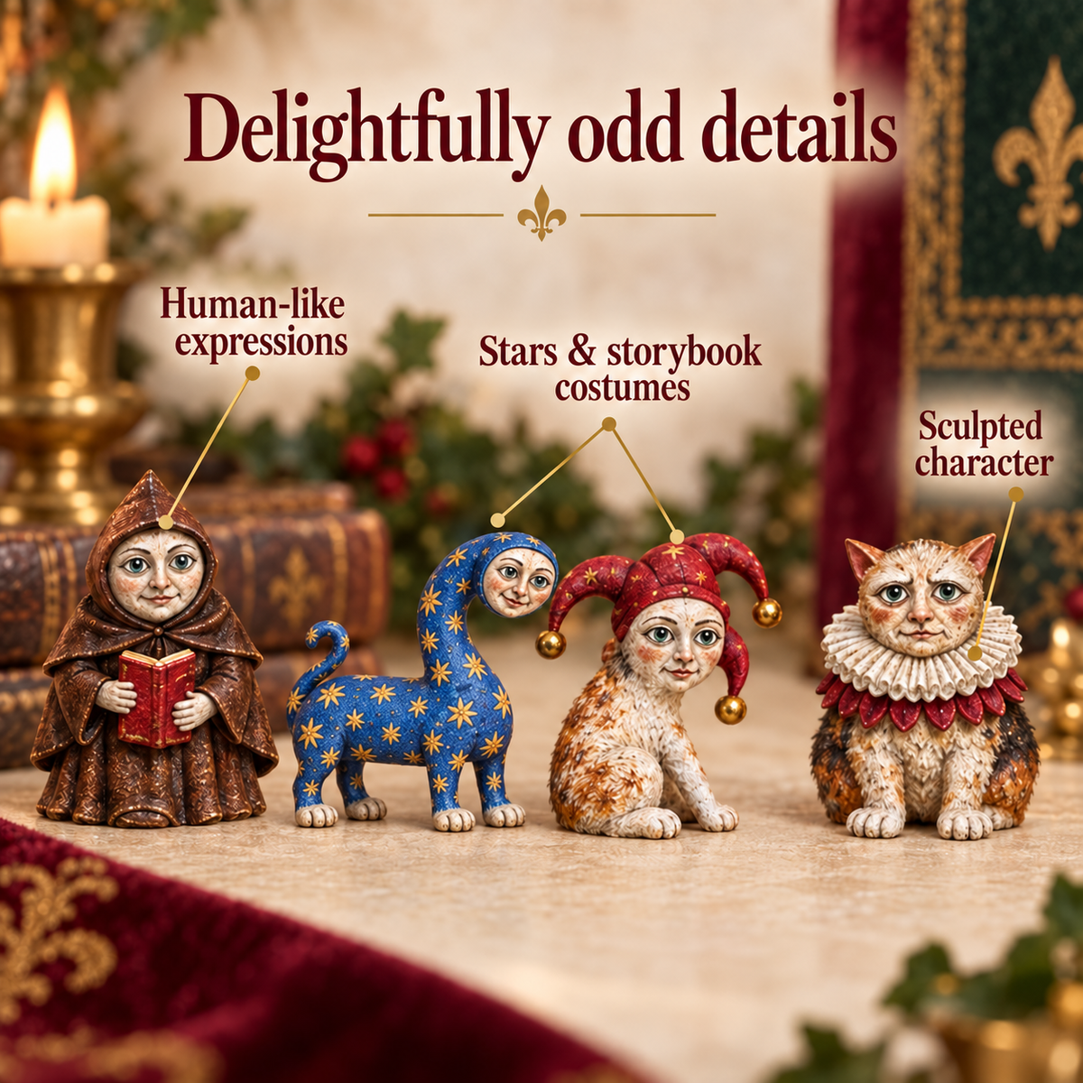 24 Days of Ugly Medieval Cats Hilariously Weird Cat Advent Calendar 2026
